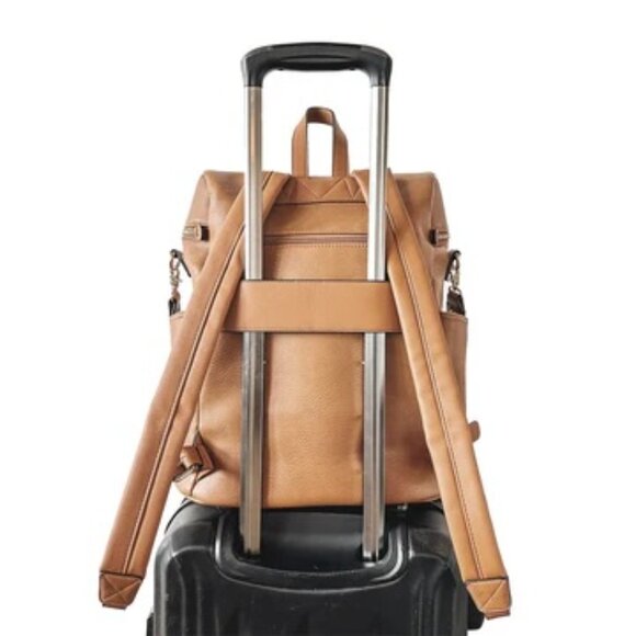 Poppy & Peonies Commuter Backpack - Picture 3 of 8